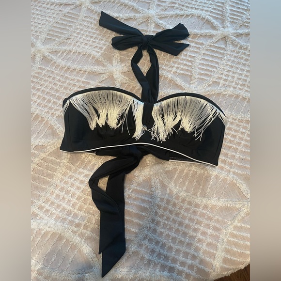Unique Vintage Other - Unique Vintage Swim Black Western Star Mrs Cooper Swim halter Top. Size Large